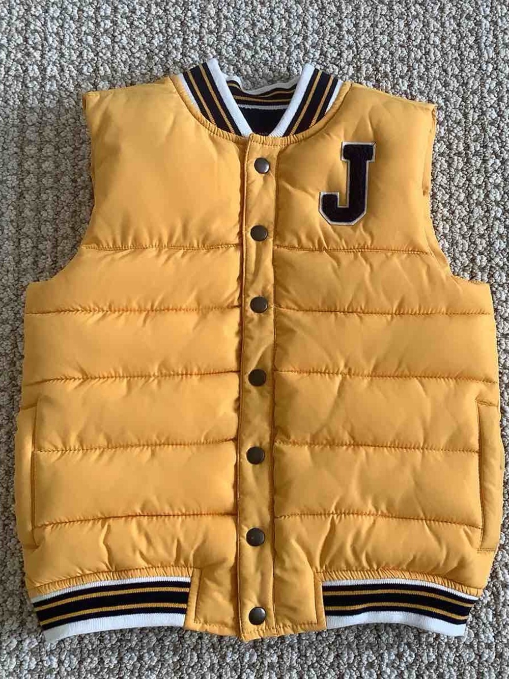 Janie and Jack Varsity Puffer Vest